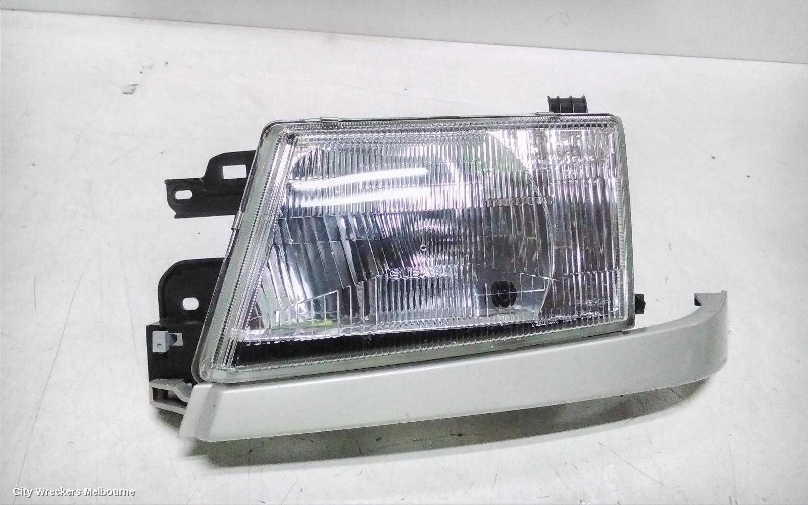 SUBARU FORESTER LEFT HEADLAMP, LENS ICHIKOH 1550, VIN JF2SF5..., 08/1997 - 01/2000