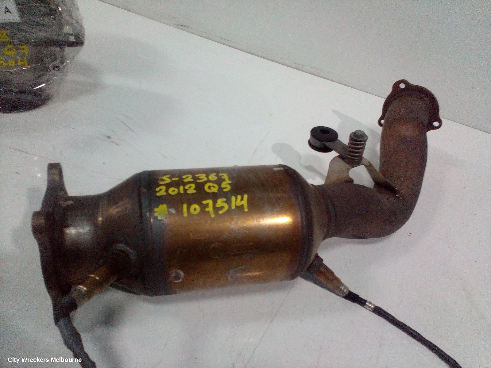 AUDI Q5 CATALYTIC CONVERTER, DOWNPIPE-CAT TYPE, 2.0, PETROL, CDNB/CDNC CODE, 8R, 12/2008 - 10/2012