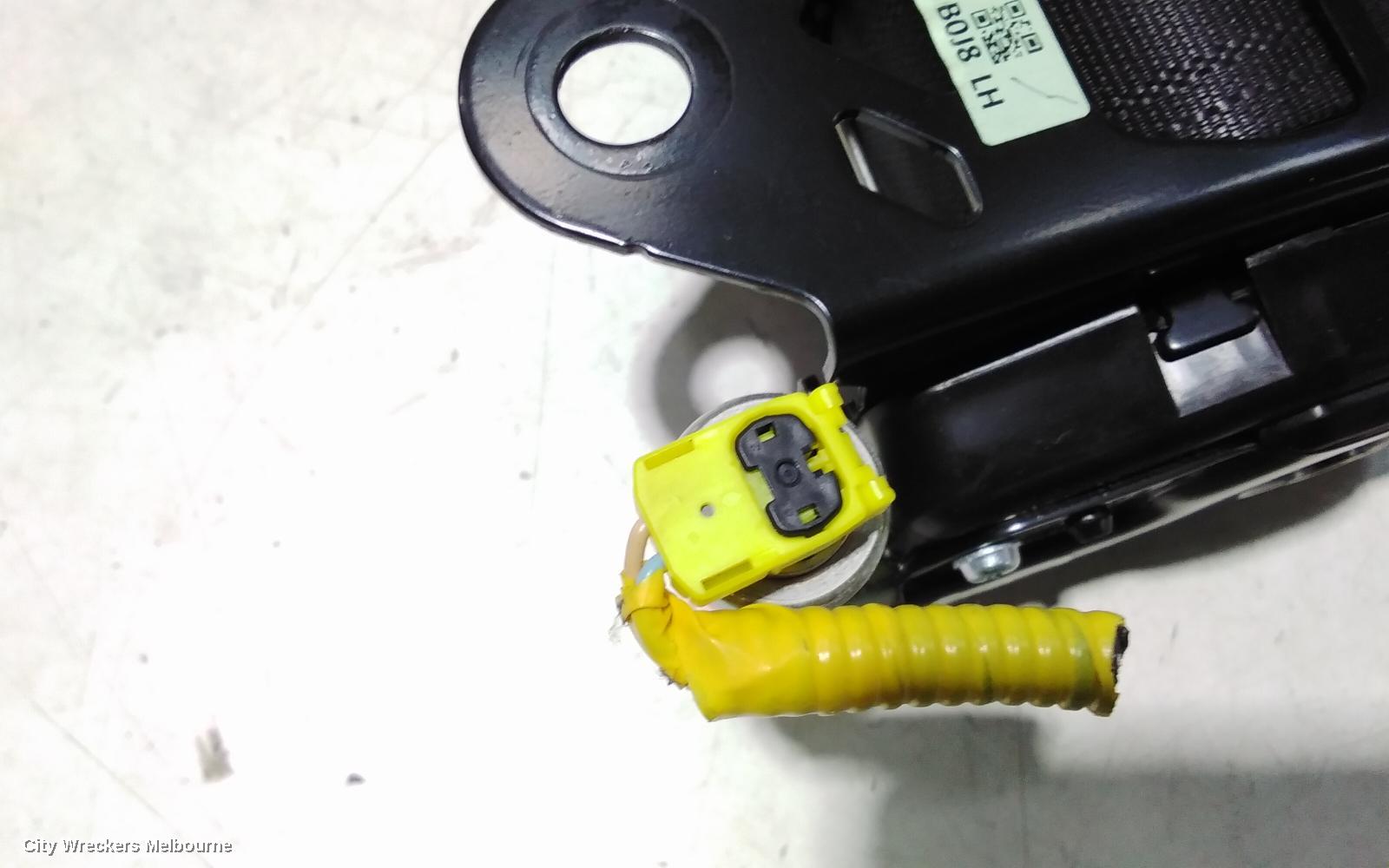 MAZDA 3 SEATBELT/STALK, LH FRONT, SEAT BELT ONLY, SEDAN/HATCH, BP, 03/2019 ONWARDS