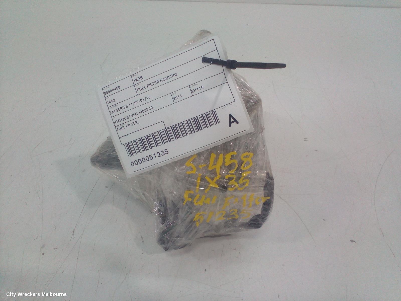 HYUNDAI IX35 FUEL FILTER HOUSING, LM SERIES 11/2009 - 01/2016