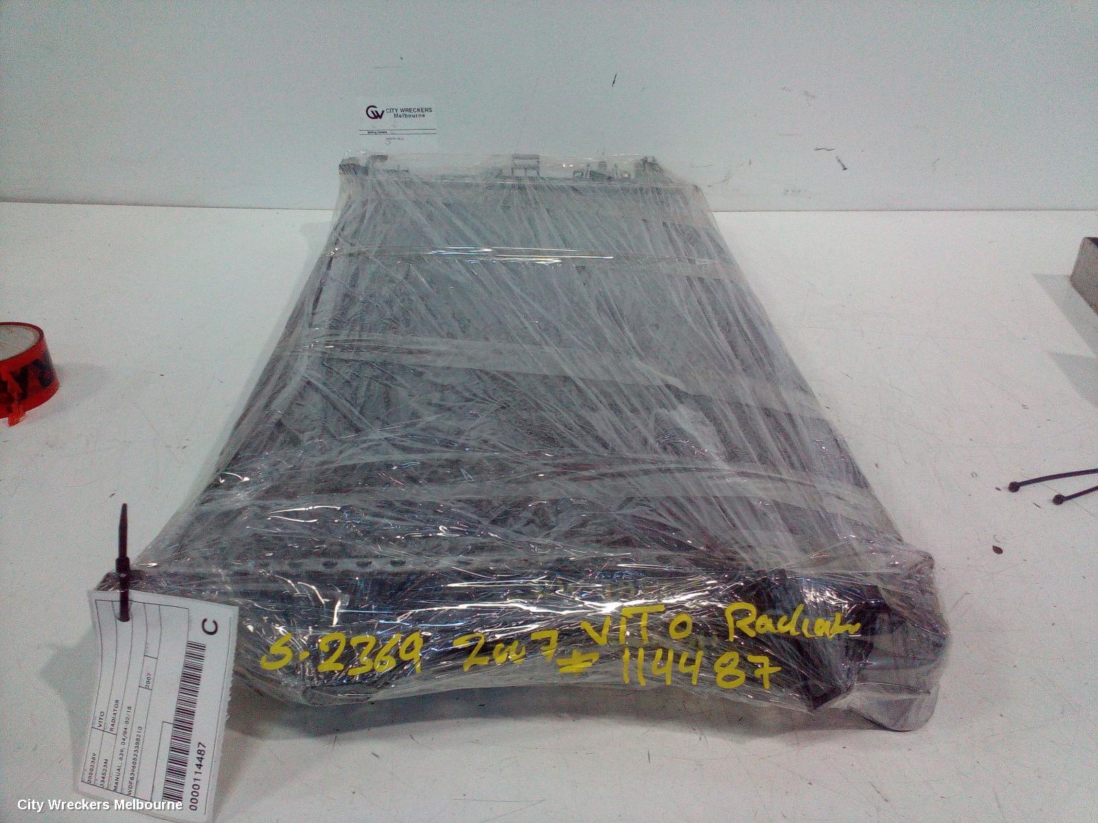 MERCEDES VITO RADIATOR, MANUAL, 639, 04/2004 - 02/2015