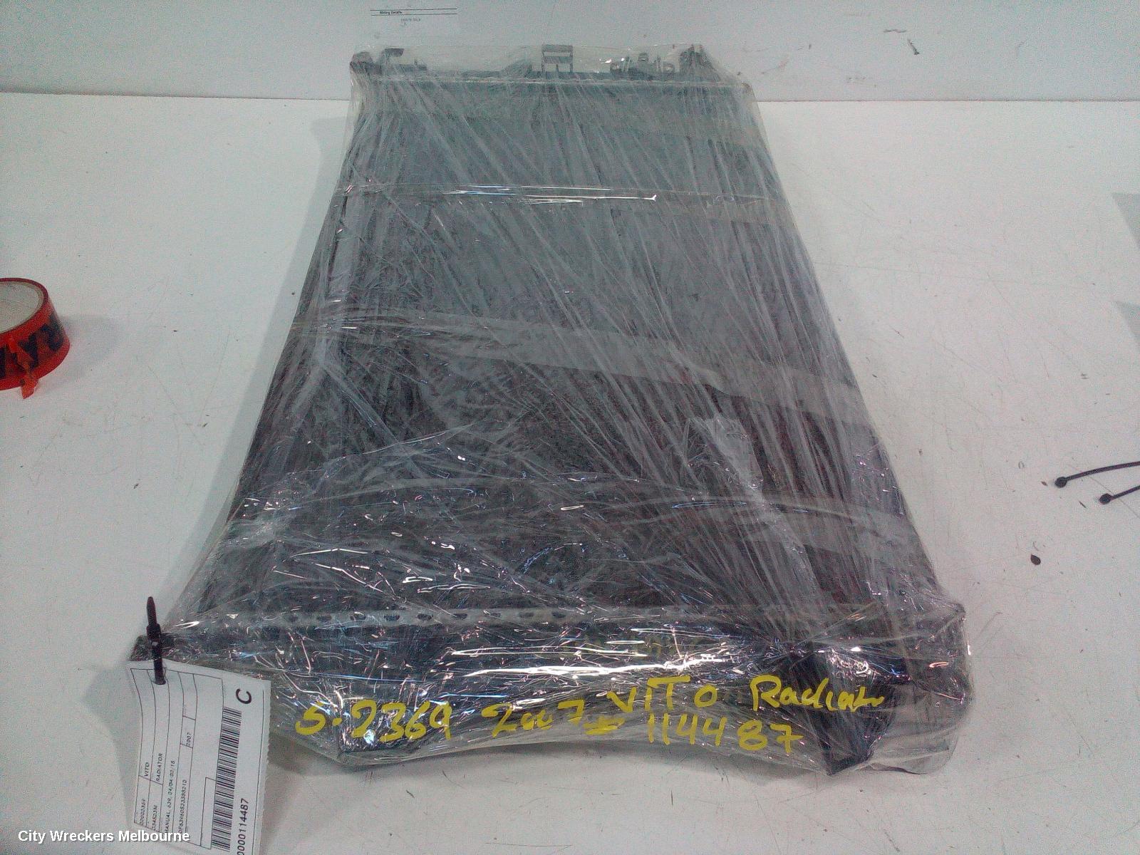MERCEDES VITO RADIATOR, MANUAL, 639, 04/2004 - 02/2015