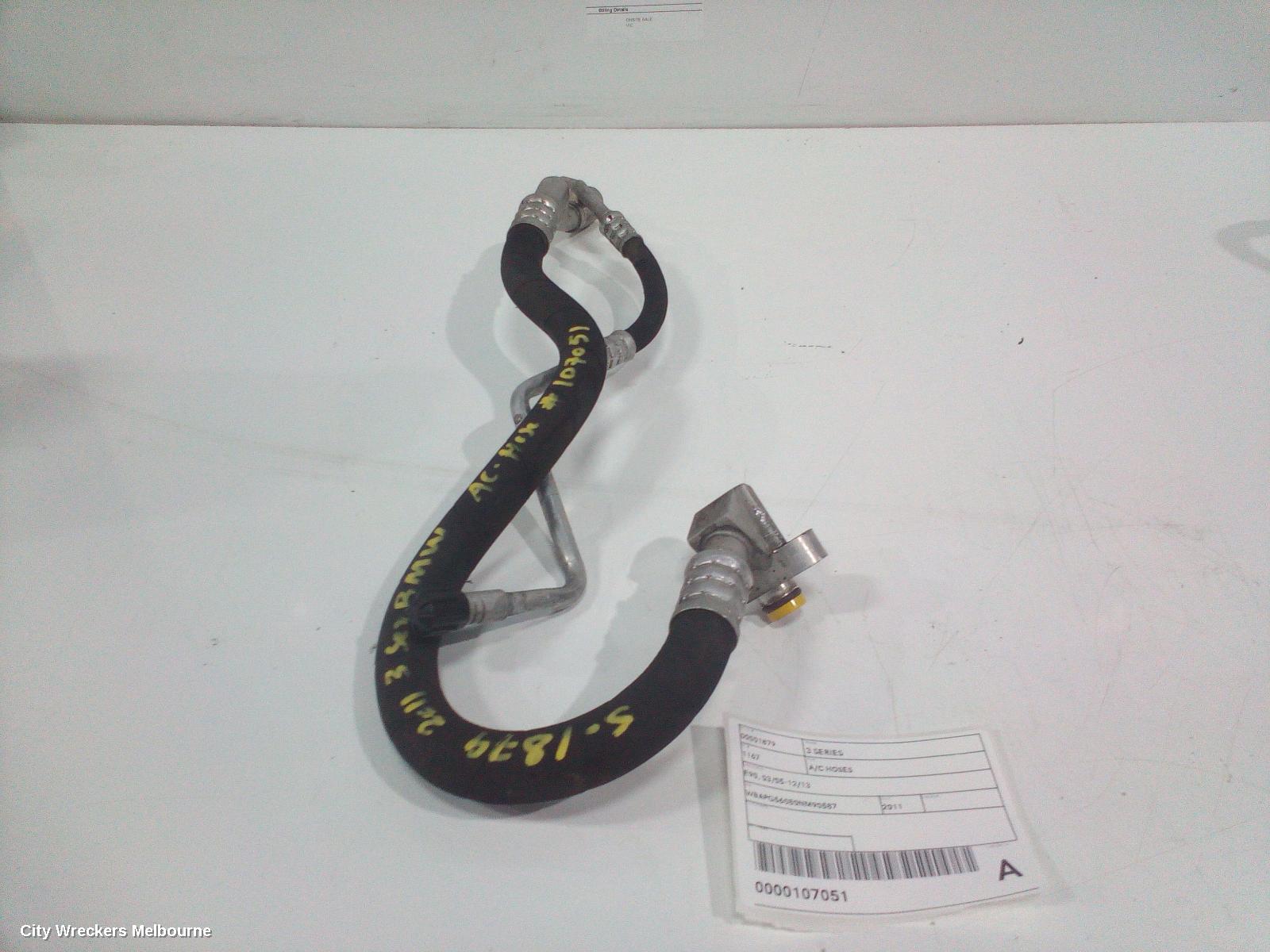 BMW 3 SERIES A/C HOSES, E90, 03/2005 - 12/2013