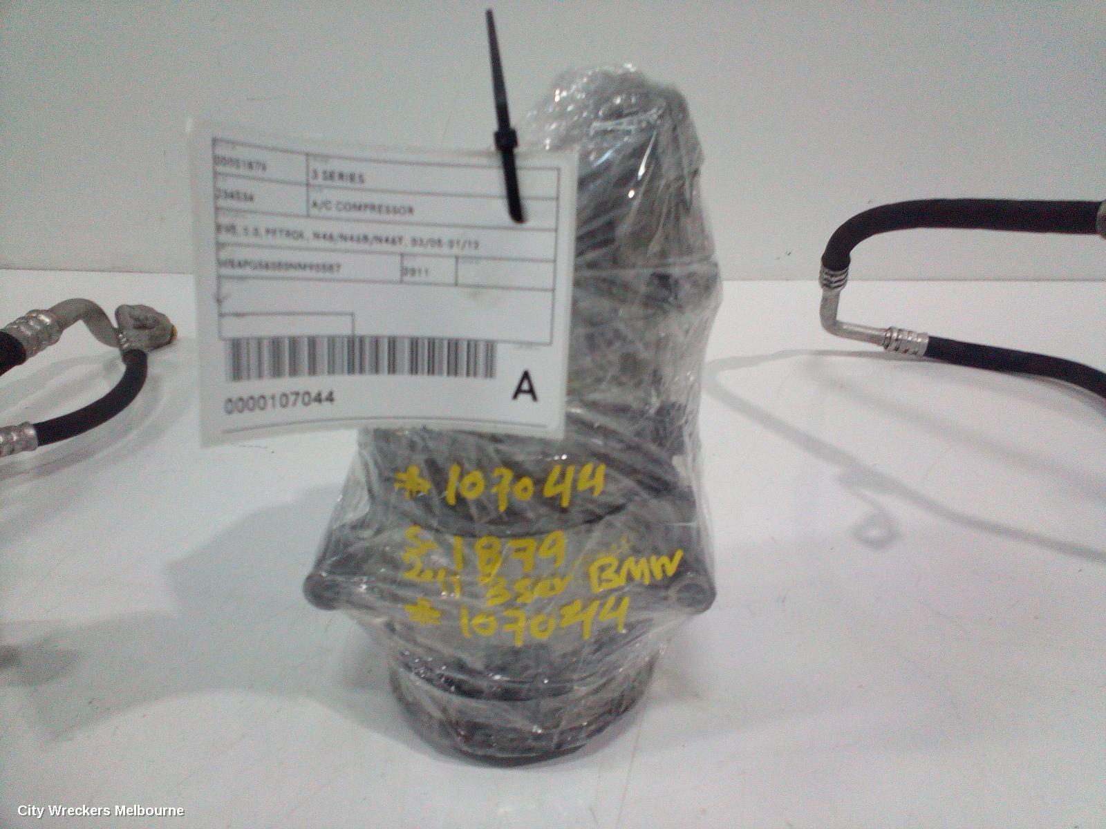 BMW 3 SERIES A/C HOSES, E90, 03/2005 - 12/2013