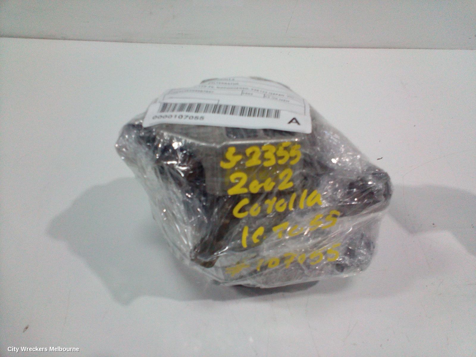 TOYOTA COROLLA ALTERNATOR, PETROL, 1.8, 1ZZ-FE, NIPPONDENSO, ZZE122 (JAPAN-VIN JTD), 12/2001 - 06/2007