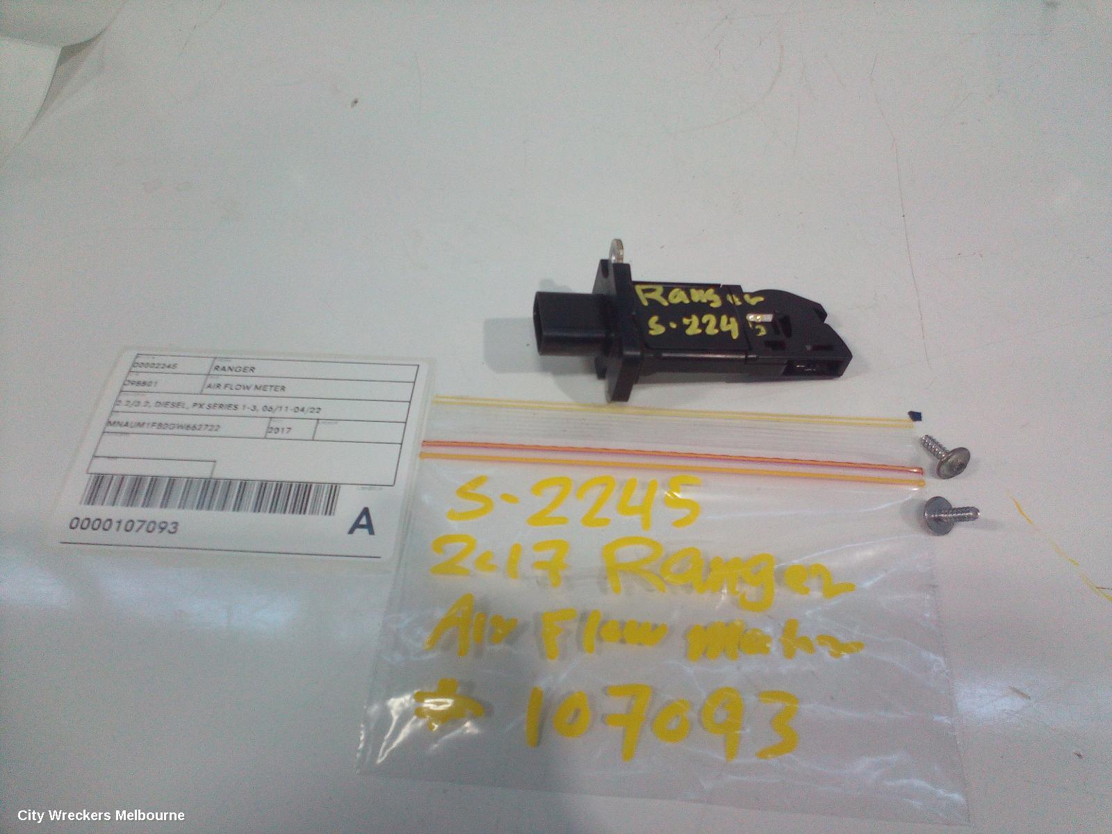 FORD RANGER AIR FLOW METER, 2.2/3.2, DIESEL, PX SERIES 1-3, 06/2011 - 04/2022
