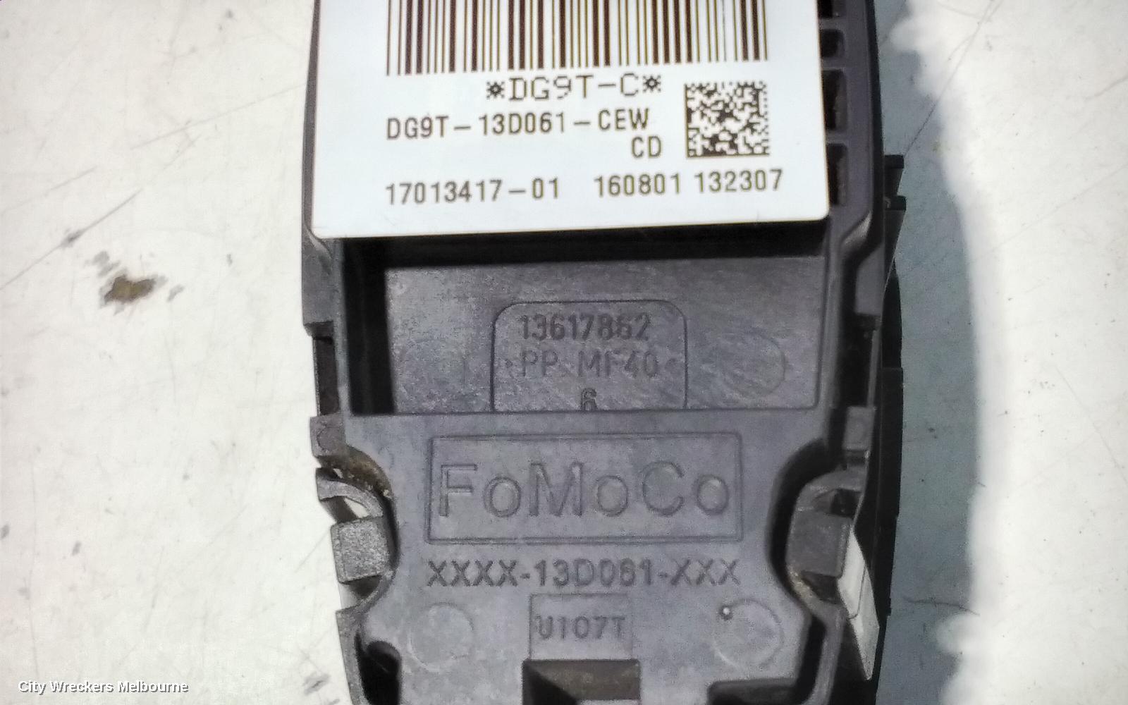 FORD RANGER COMBINATION SWITCH, HEADLAMP SWITCH (DASH MOUNTED), NON FOGLAMP TYPE, PX SERIES 2-3, 06/2015 - 04/2022