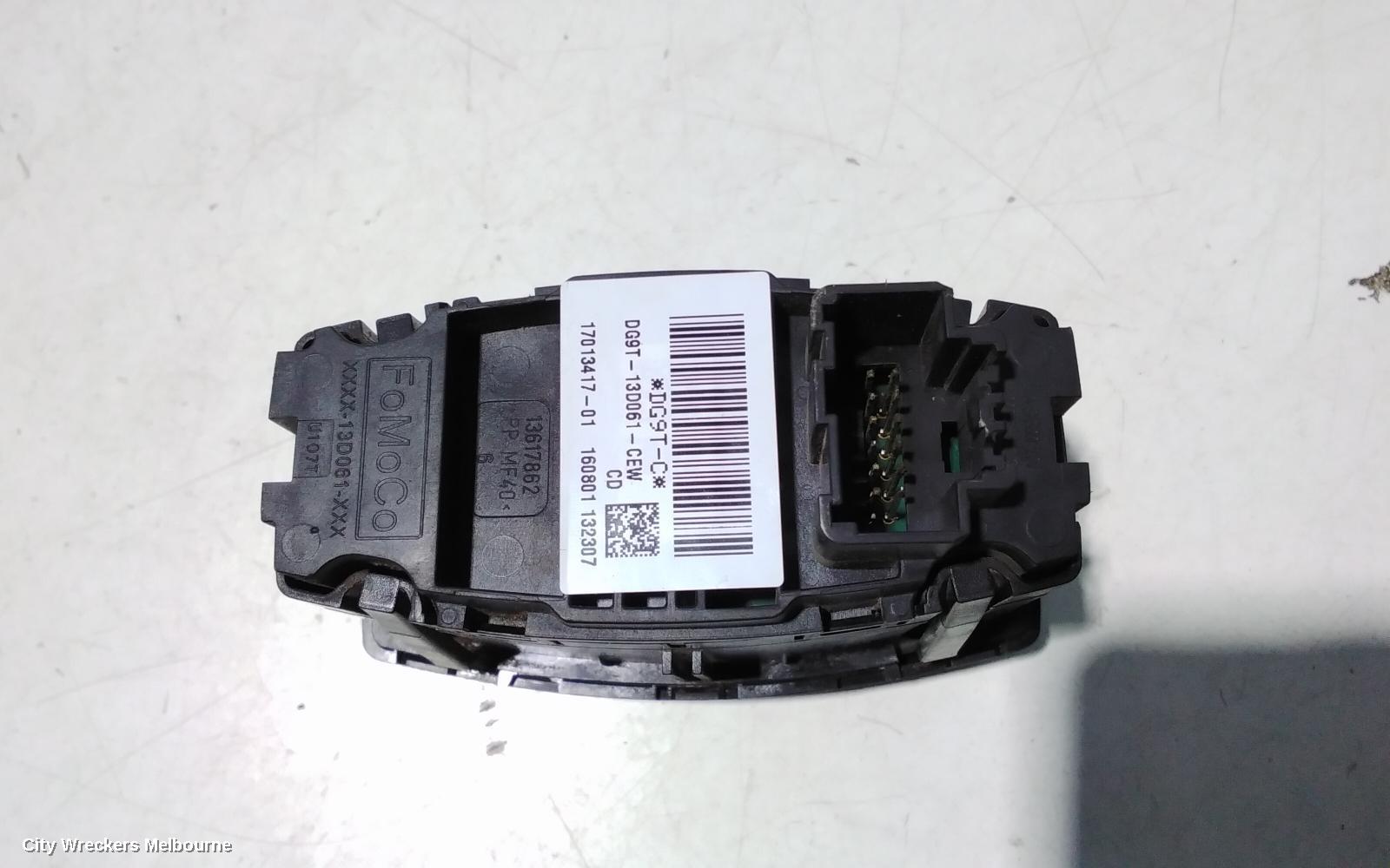 FORD RANGER COMBINATION SWITCH, HEADLAMP SWITCH (DASH MOUNTED), NON FOGLAMP TYPE, PX SERIES 2-3, 06/2015 - 04/2022