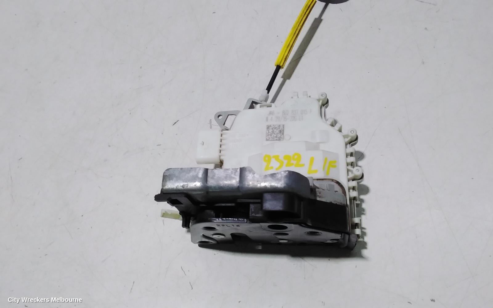 AUDI Q5 DOOR/BOOT/GATE LOCK, LEFT FRONT DOOR LOCK, 8R, DUAL ROW (8 PIN), P/N 8J2837015F, 11/2009 - 01/2017