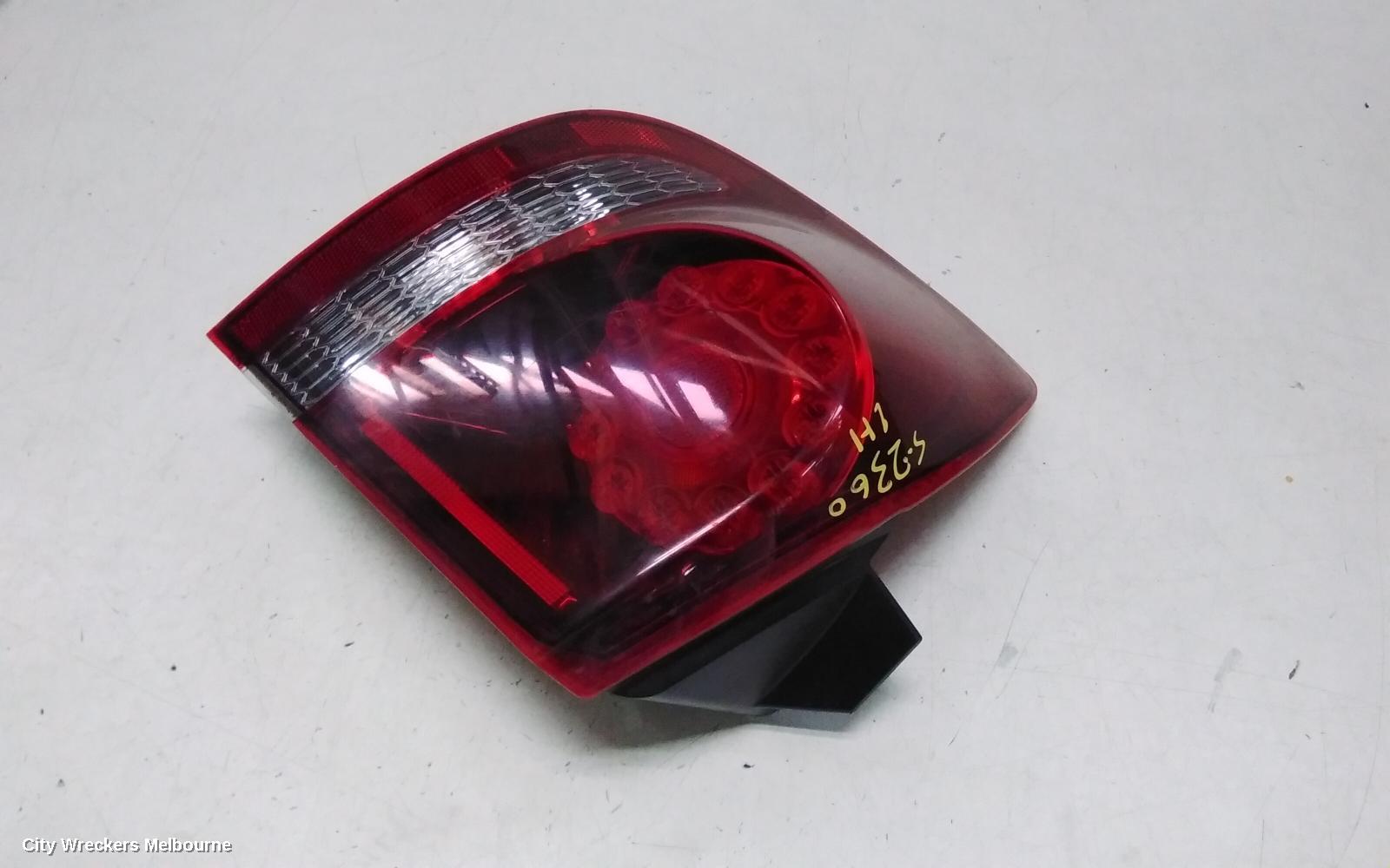 FIAT FREEMONT LEFT TAILLIGHT, JF, CROSSROAD TYPE, 04/2013 - 01/2017