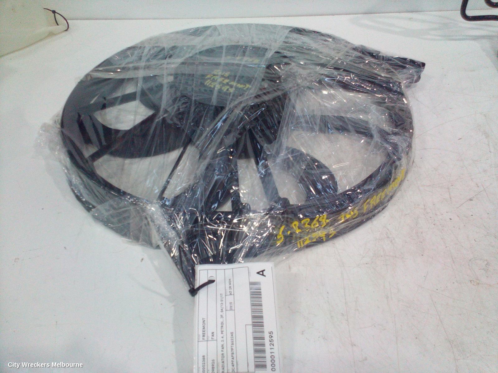 FIAT FREEMONT FAN, RADIATOR FAN, 2.4, PETROL, JF, 04/2013 - 01/2017
