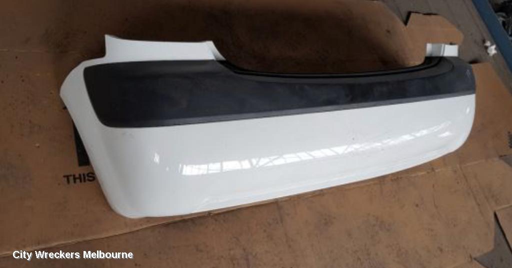 KIA RIO REAR BUMPER, JB, HATCH, NON REFLECTOR TYPE, 05/2007 - 07/2009