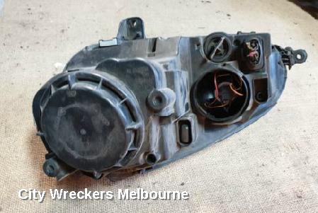 VOLKSWAGEN GOLF LEFT HEADLAMP, GEN 5, HALOGEN, CHROME INSERT TYPE, 07/2004 - 02/2009