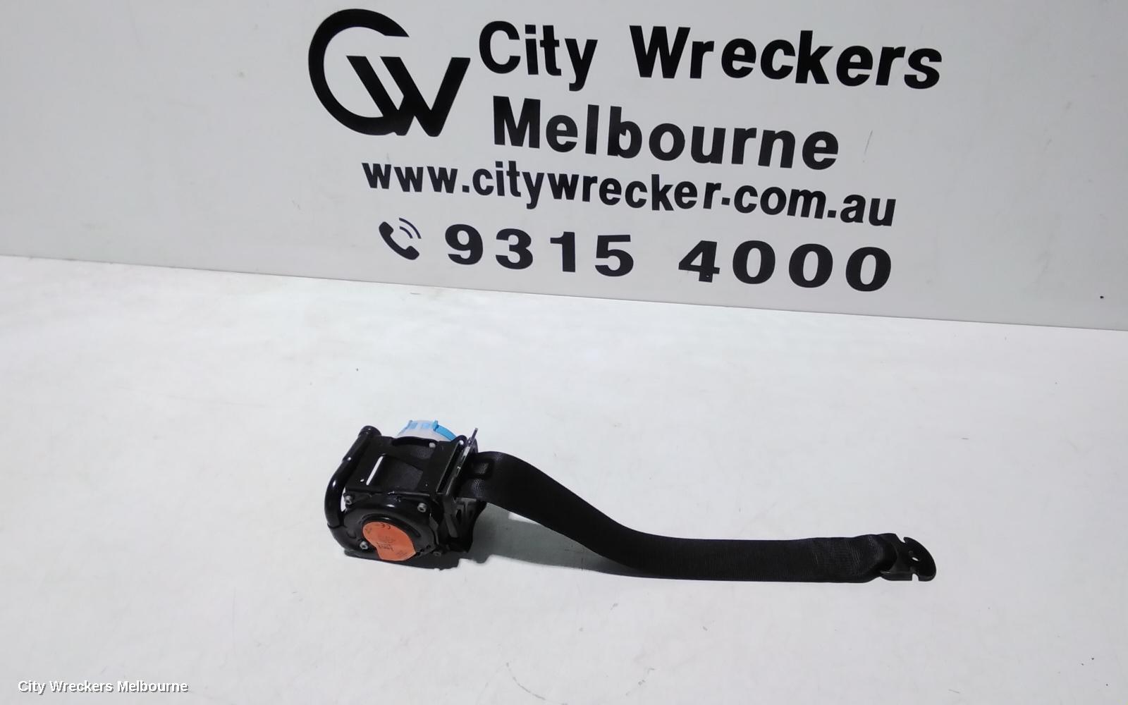 MERCEDES CLA CLASS SEATBELT/STALK, RH REAR, SEAT BELT ONLY, C117/X117, 10/2013 - 01/2019