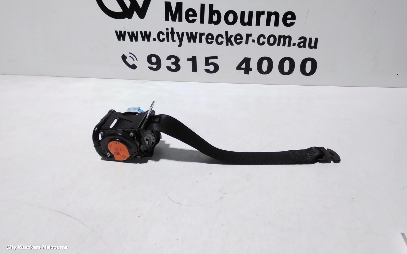 MERCEDES CLA CLASS SEATBELT/STALK, RH REAR, SEAT BELT ONLY, C117/X117, 10/2013 - 01/2019