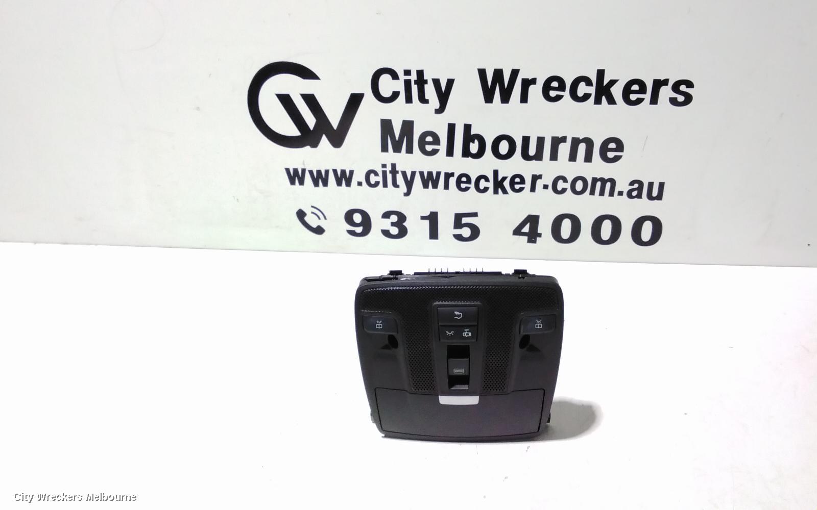 MERCEDES CLA CLASS COURTESY LIGHT, FRONT, W/ SUNROOF SWITCH TYPE, C117, 10/2013 - 02/2019