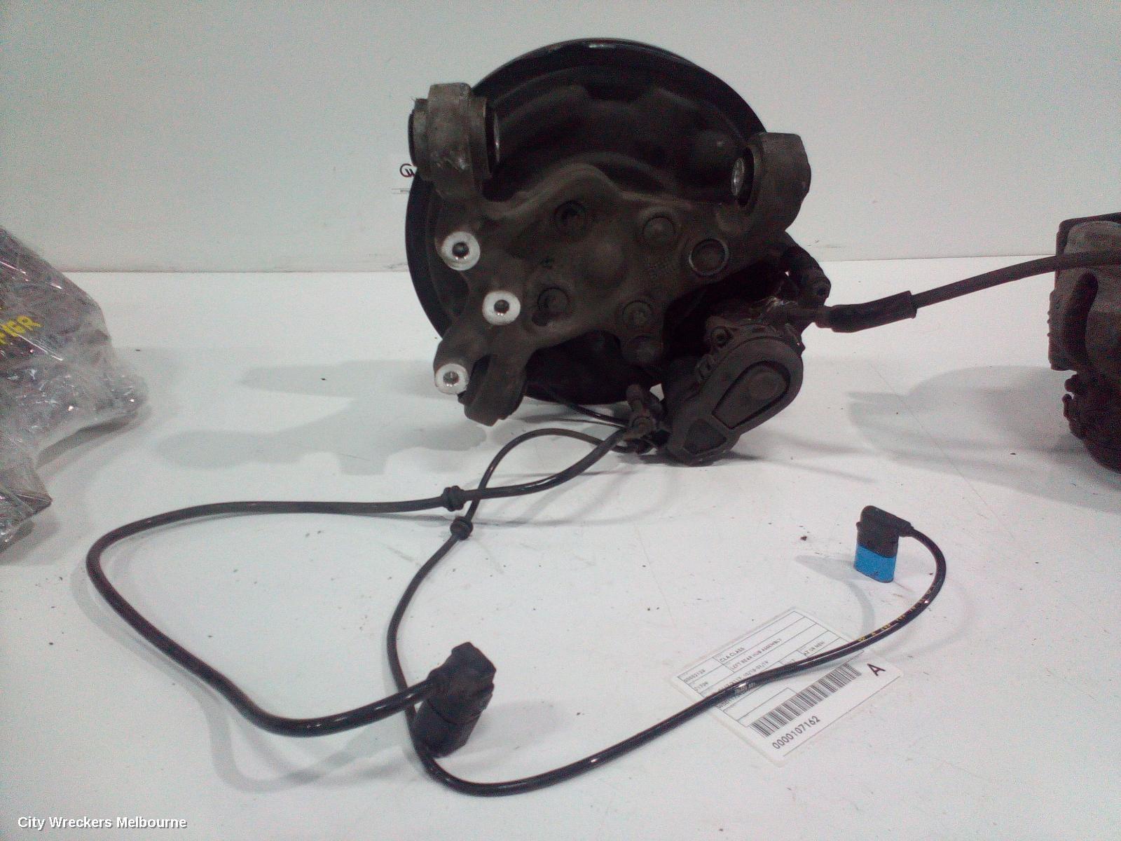 MERCEDES CLA CLASS LEFT REAR HUB ASSEMBLY, FWD, C117/X117, 10/2013 - 01/2019
