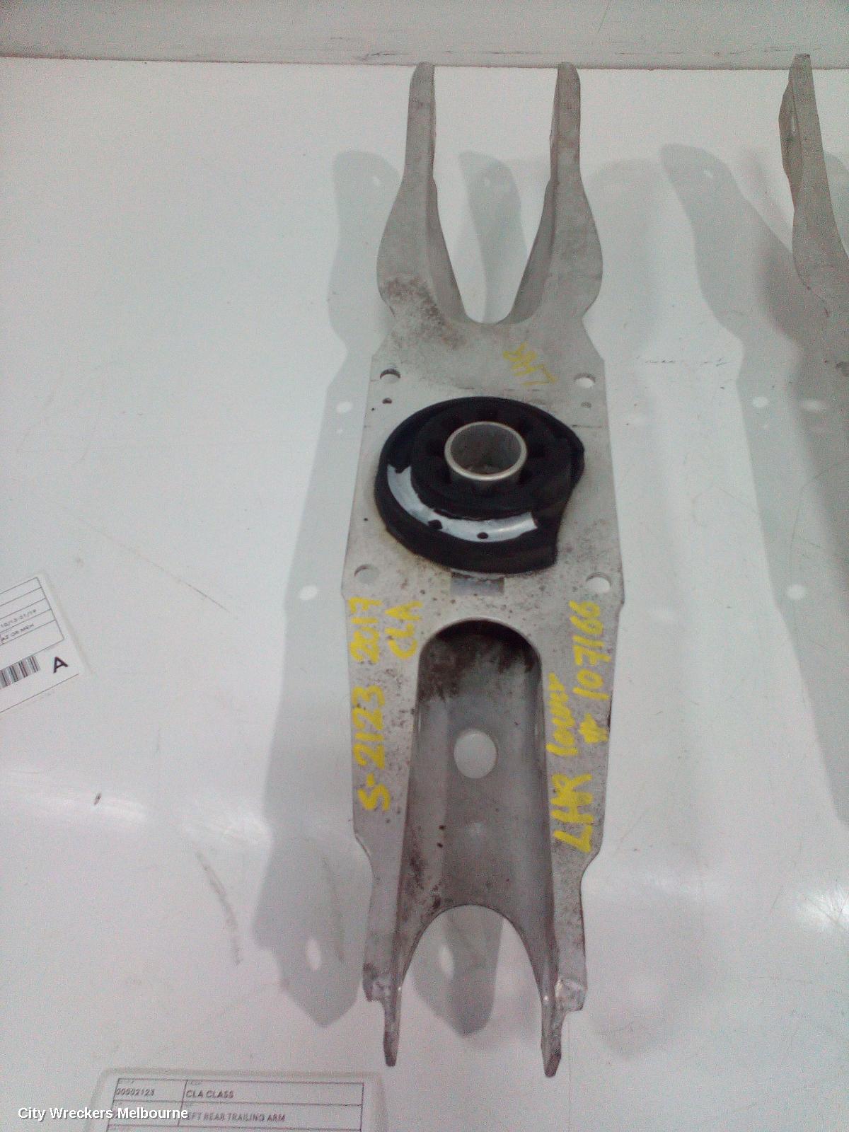 MERCEDES CLA CLASS LEFT REAR TRAILING ARM, LOWER CONTROL ARM-REAR, C117/X117, COUPE/WAGON, 10/2013 - 01/2019