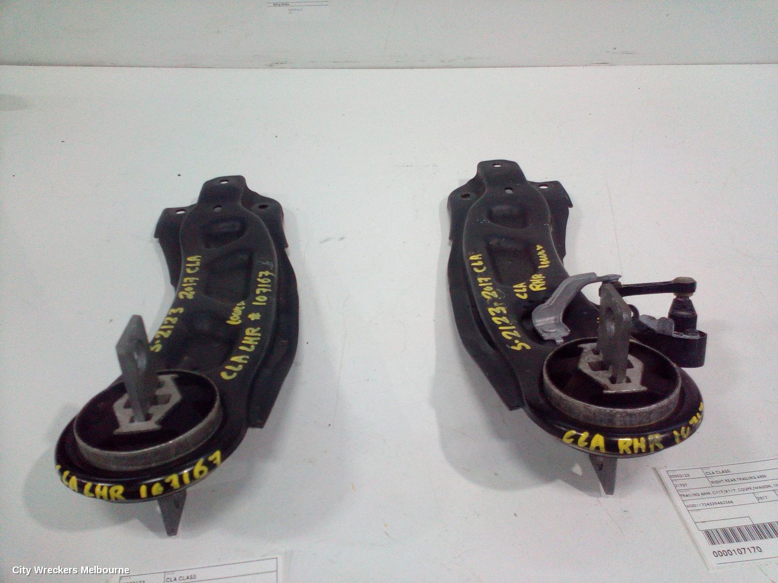 MERCEDES CLA CLASS RIGHT REAR TRAILING ARM, TRAILING ARM, C117/X117, COUPE/WAGON, 10/2013 - 01/2019