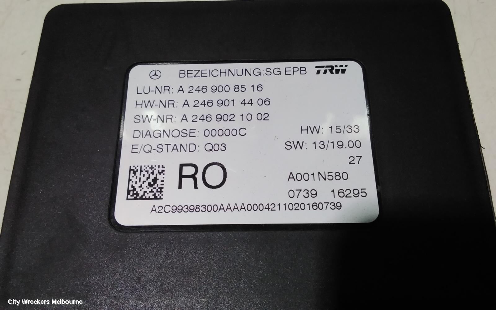 MERCEDES CLA CLASS, C117, 10/2013 - 02/2019, BRAKE MODULE A2469008516: 107173
