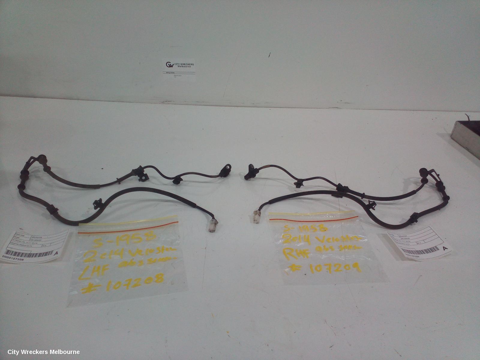 HYUNDAI VELOSTER ABS SENSOR, RH FRONT, FS, 12/2011 - 02/2018