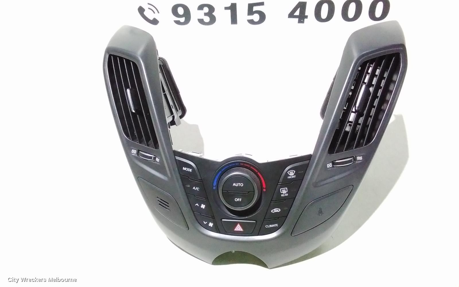 HYUNDAI VELOSTER HEATER/AC CONTROLS, FS, CLIMATE CONTROL TYPE, 2 PLUG, 02/2011 - 02/2018