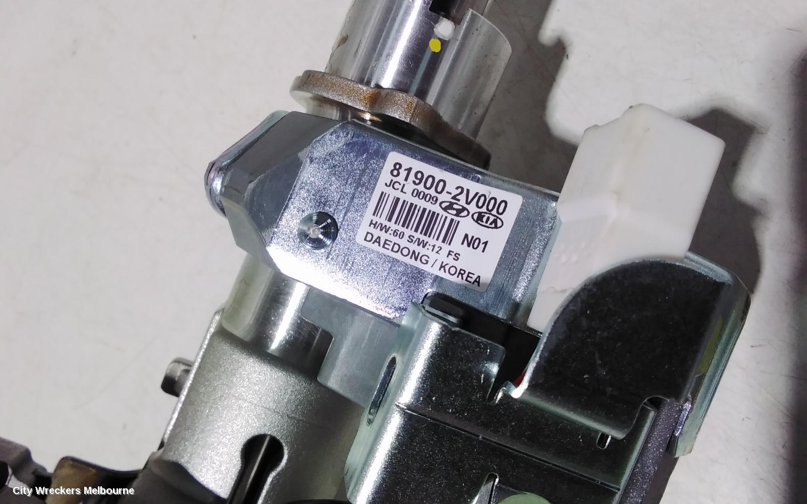 HYUNDAI VELOSTER STEERING COLUMN, FS, 01/2014 - 02/2018