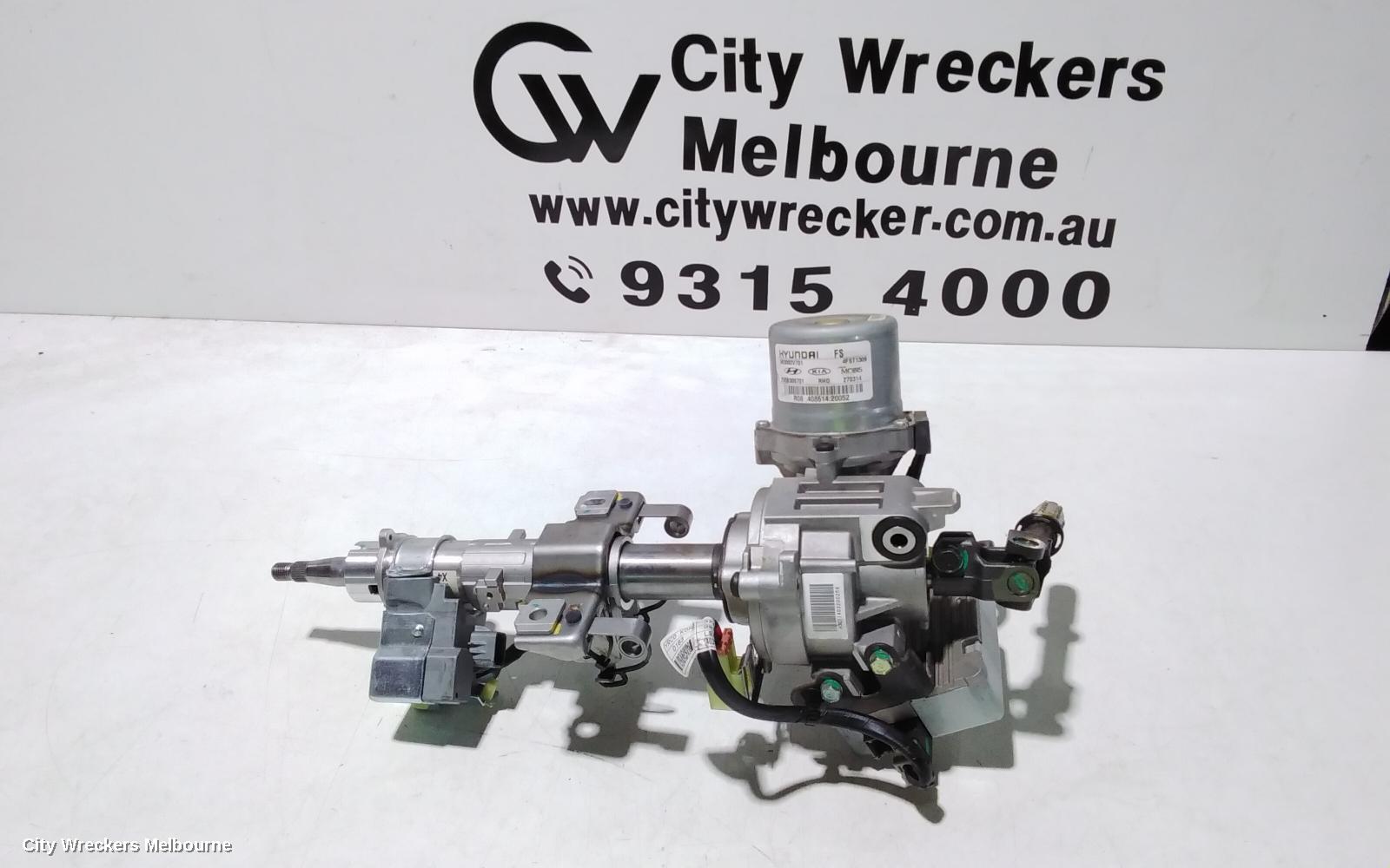 HYUNDAI VELOSTER STEERING COLUMN, FS, 01/2014 - 02/2018