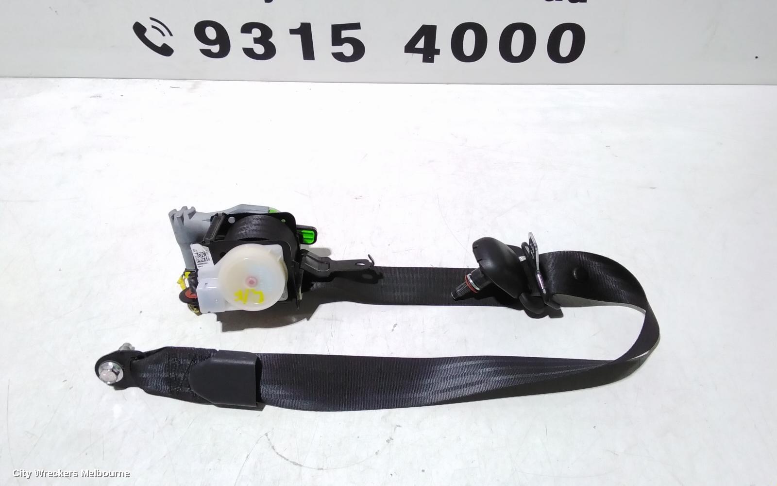 HYUNDAI VELOSTER SEATBELT/STALK, LH FRONT, SEAT BELT ONLY, FS, 12/2011 - 02/2018