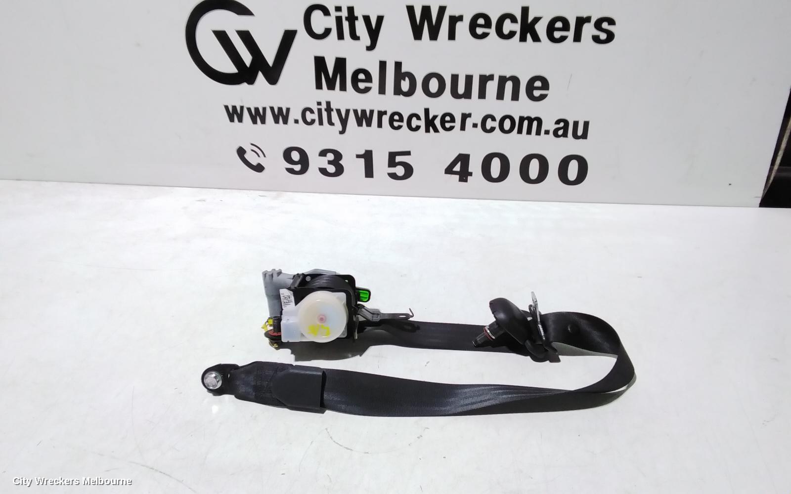 HYUNDAI VELOSTER SEATBELT/STALK, LH FRONT, SEAT BELT ONLY, FS, 12/2011 - 02/2018