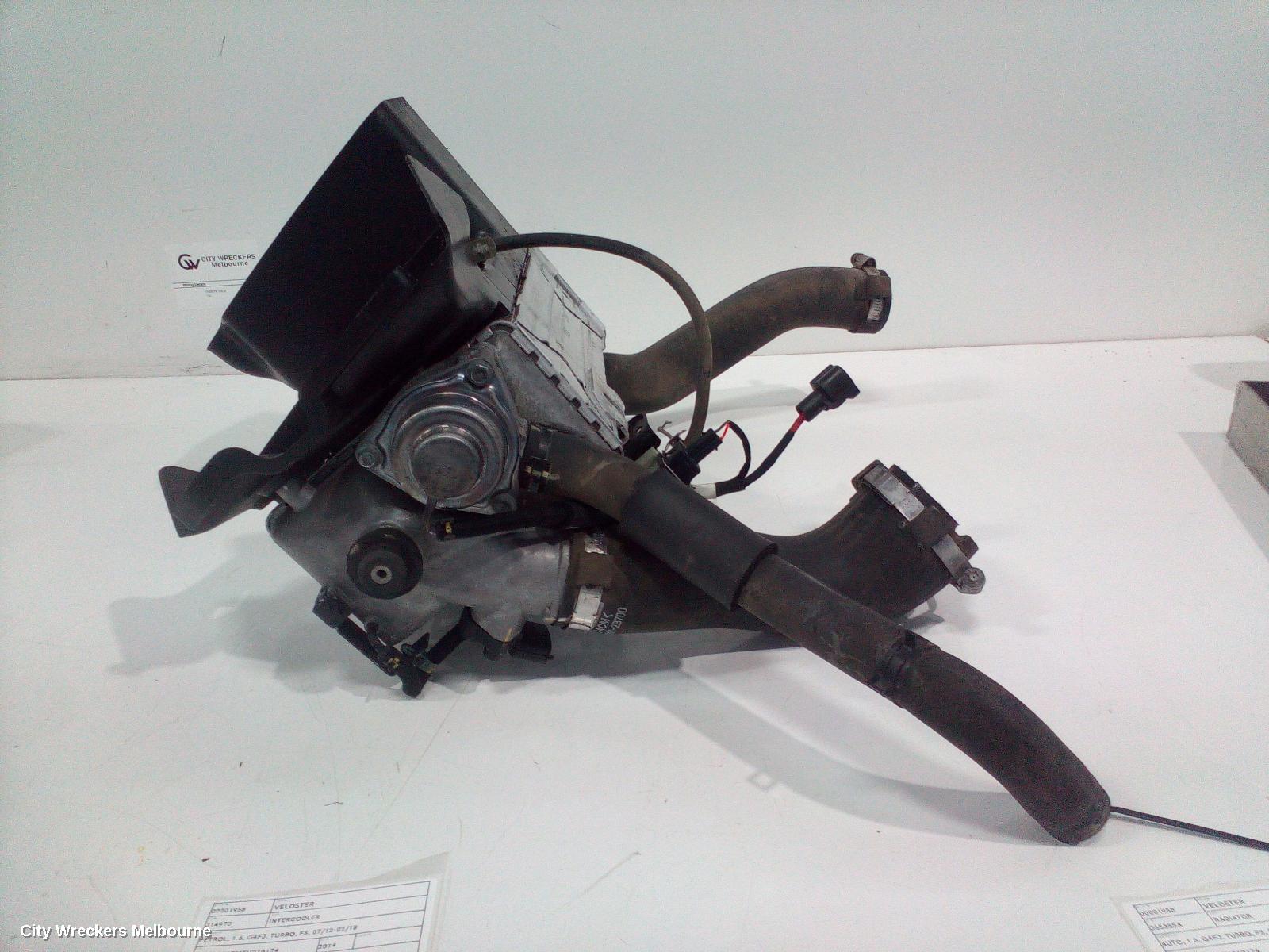 HYUNDAI VELOSTER INTERCOOLER, PETROL, 1.6, G4FJ, TURBO, FS, 07/2012 - 02/2018