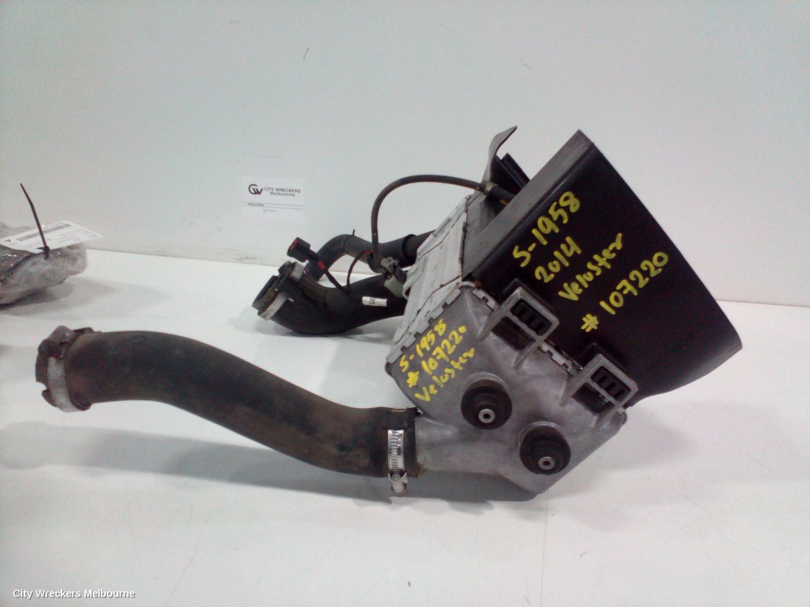 HYUNDAI VELOSTER INTERCOOLER, PETROL, 1.6, G4FJ, TURBO, FS, 07/2012 - 02/2018
