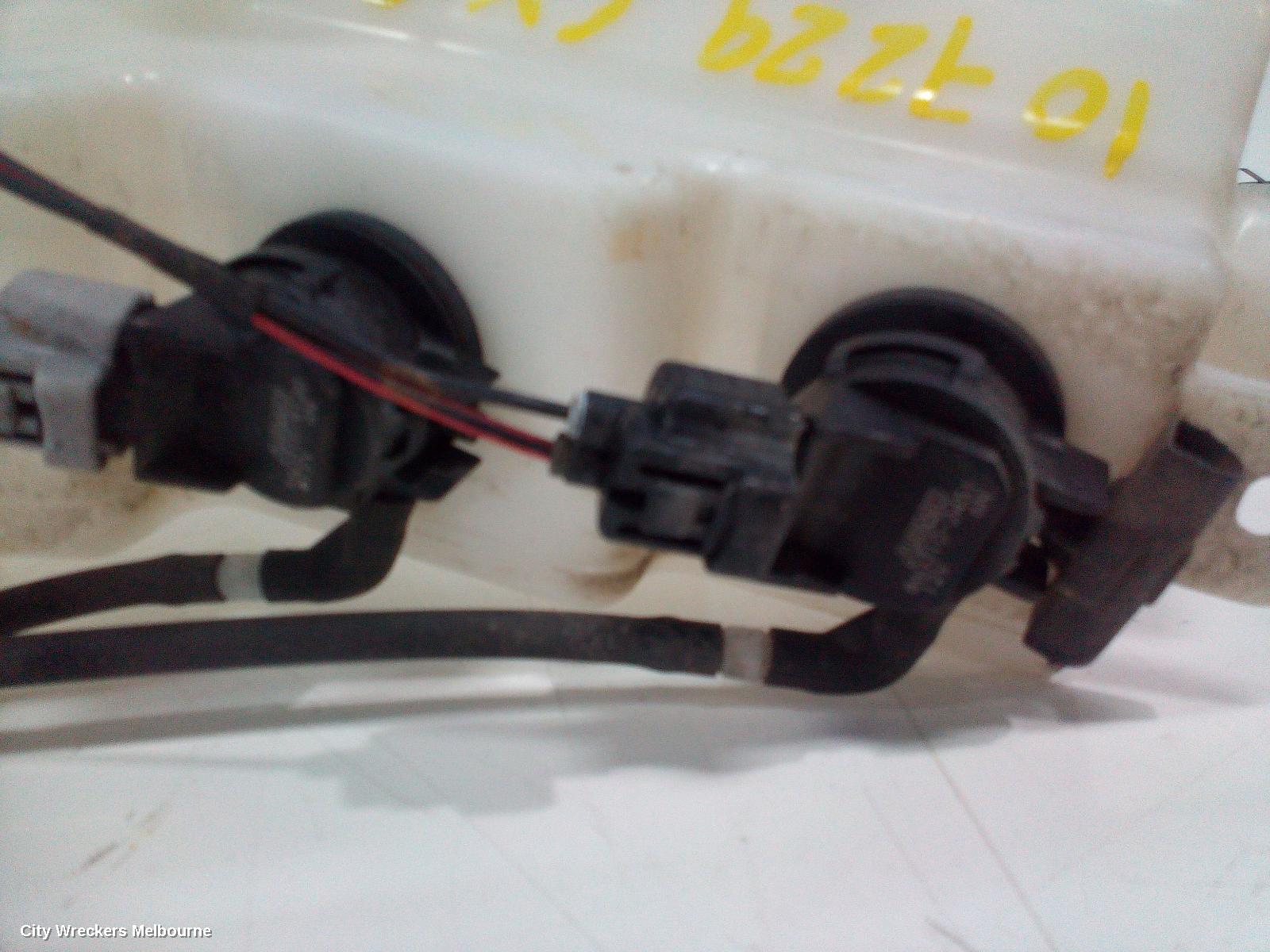 MAZDA CX9 WASHER BOTTLE, TB, NON H/LAMP WASHER TYPE, 10/2012 - 12/2015