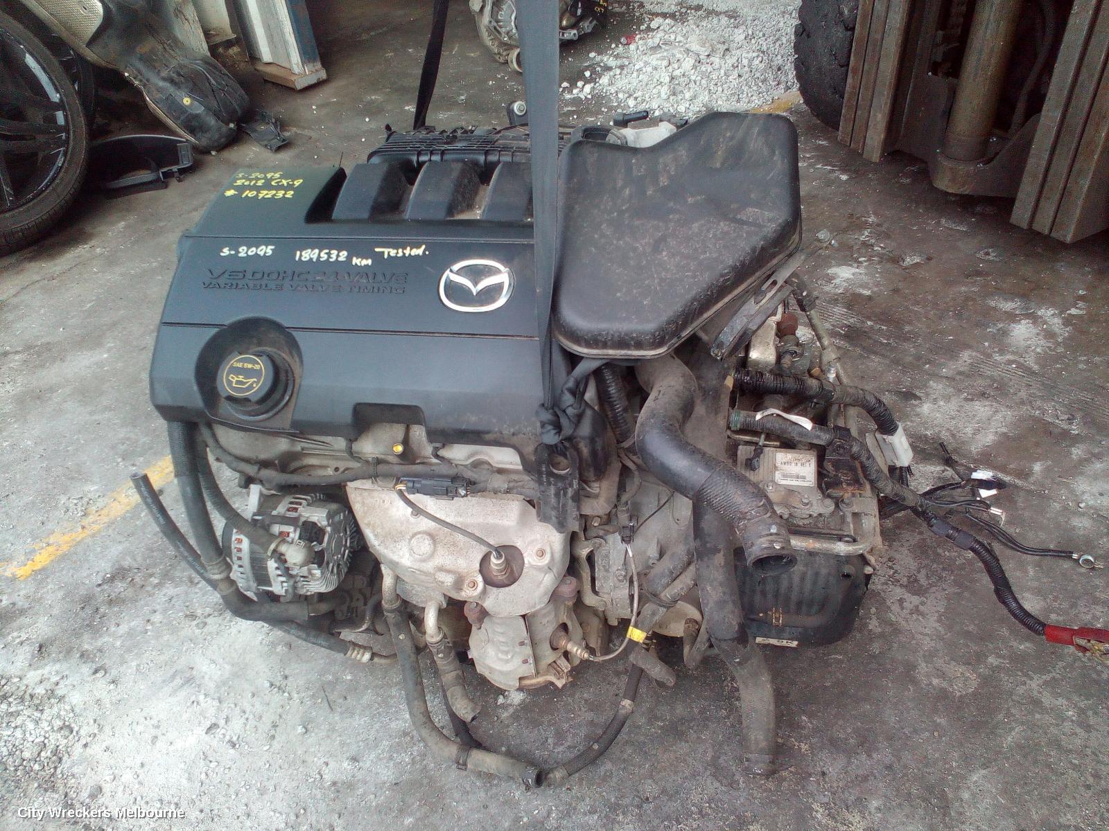 MAZDA CX9 TRANS/GEARBOX, AUTO, FWD, PETROL, 3.7, TB, 06/2011 - 12/2015