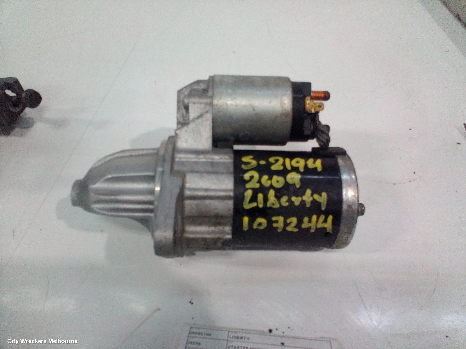 SUBARU LIBERTY STARTER, PETROL, EJ22/EJ20/EJ25, NON TURBO, AUTO, 4/6 SPEED, SERIES 1-5TH GEN, 12/1989 - 11/2014
