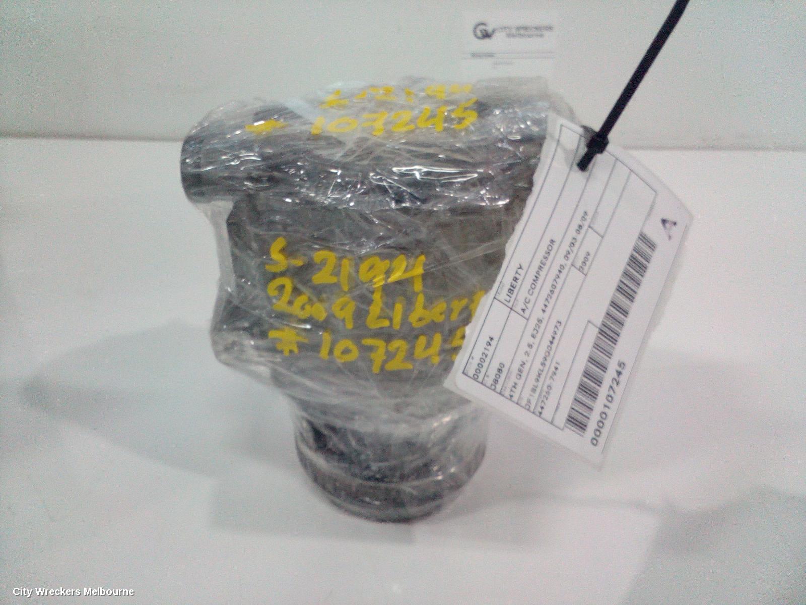 SUBARU LIBERTY A/C COMPRESSOR, 4TH GEN, 2.5, EJ25, 4472607940, 09/2003 - 08/2009