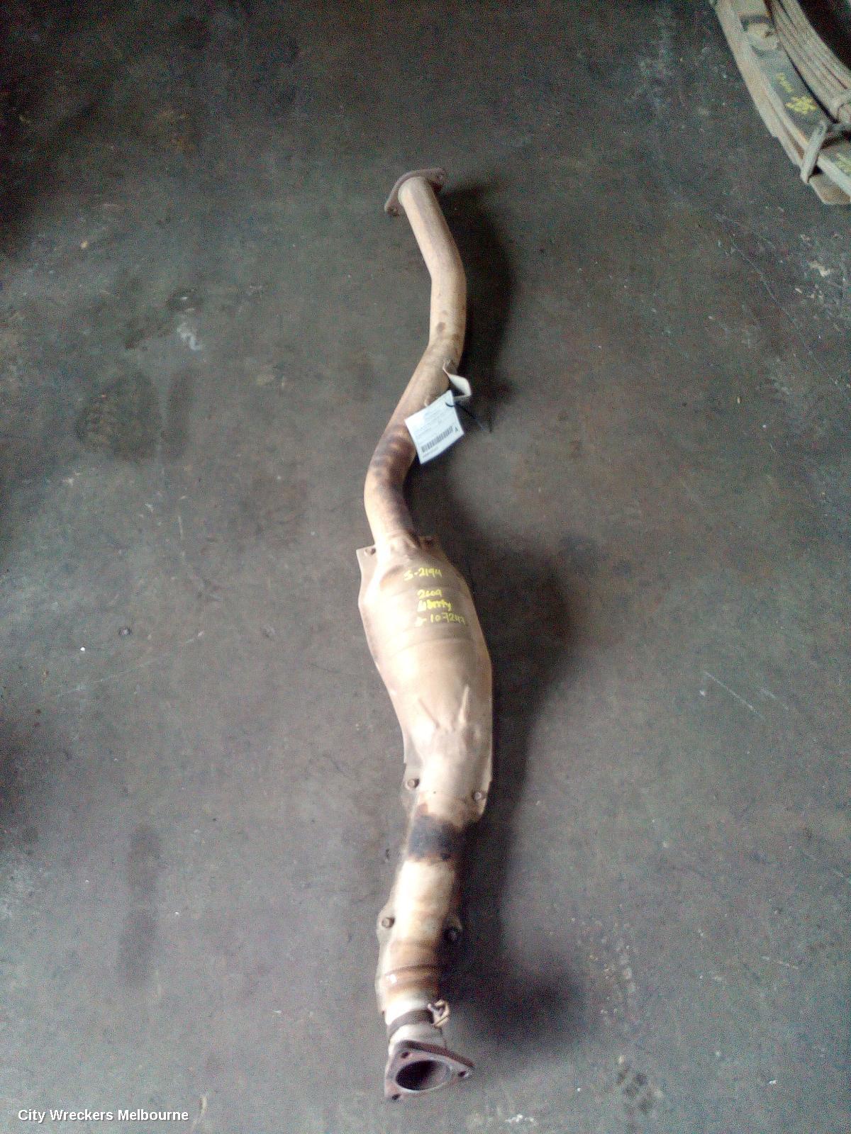 SUBARU LIBERTY CATALYTIC CONVERTER, UNDER CAR-CAT TYPE, 2.5, EJ25, NON TURBO, 4TH GEN, 08/2007 - 08/2009