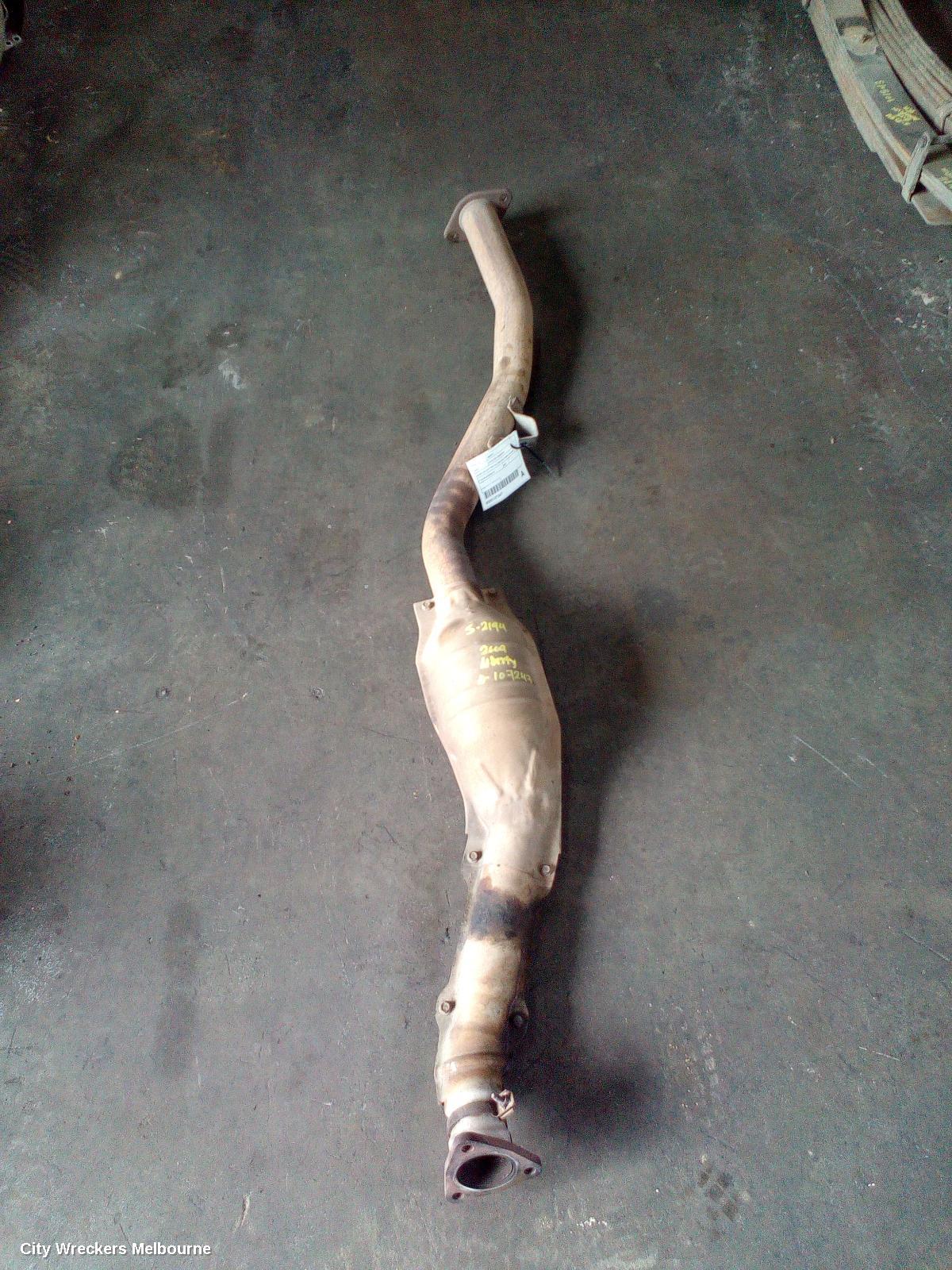 SUBARU LIBERTY CATALYTIC CONVERTER, UNDER CAR-CAT TYPE, 2.5, EJ25, NON TURBO, 4TH GEN, 08/2007 - 08/2009