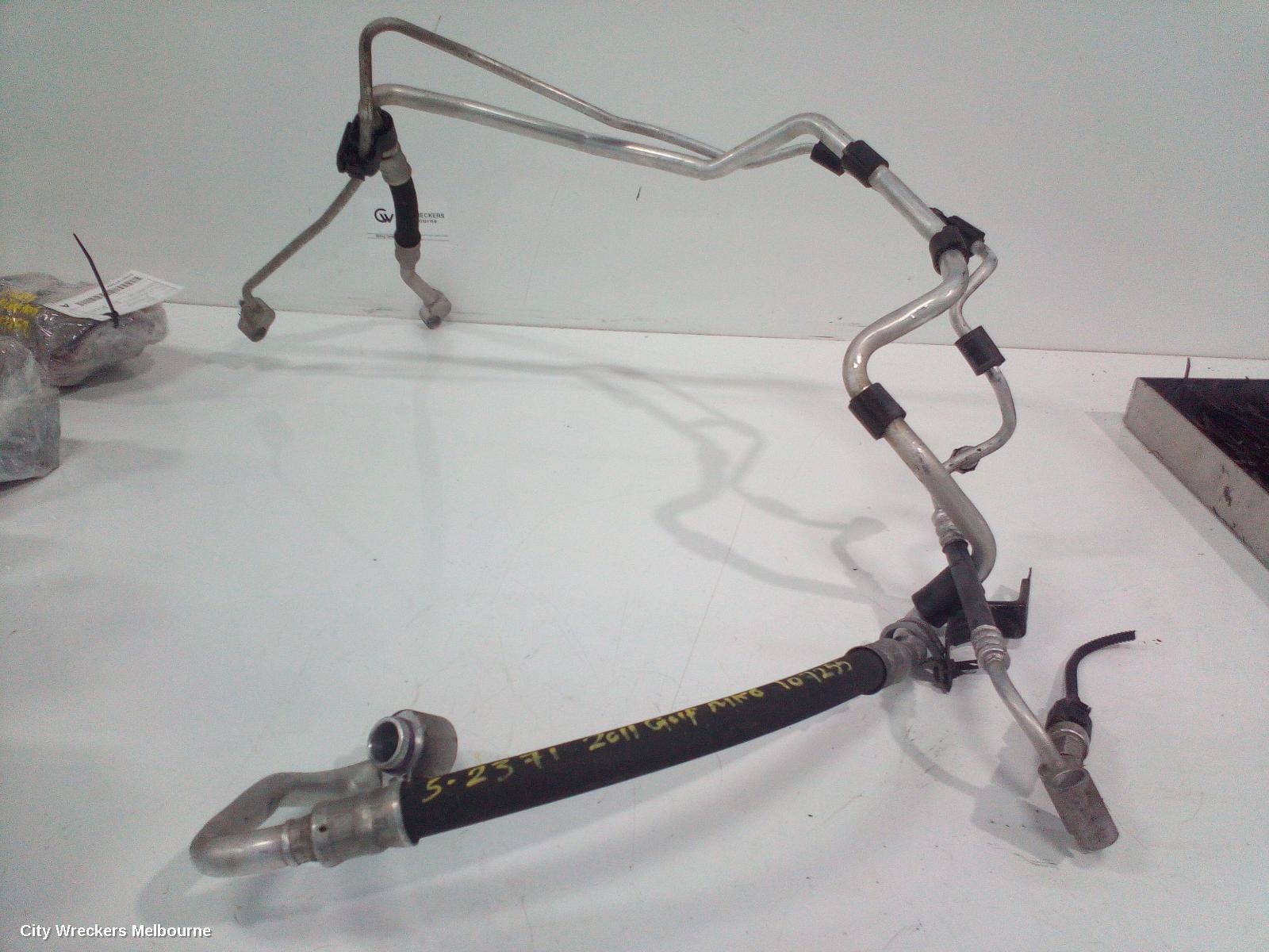 VOLKSWAGEN GOLF A/C HOSES, DIESEL, COMPRESSOR TO EVAPORATOR, GEN 6, 10/2008 - 03/2013