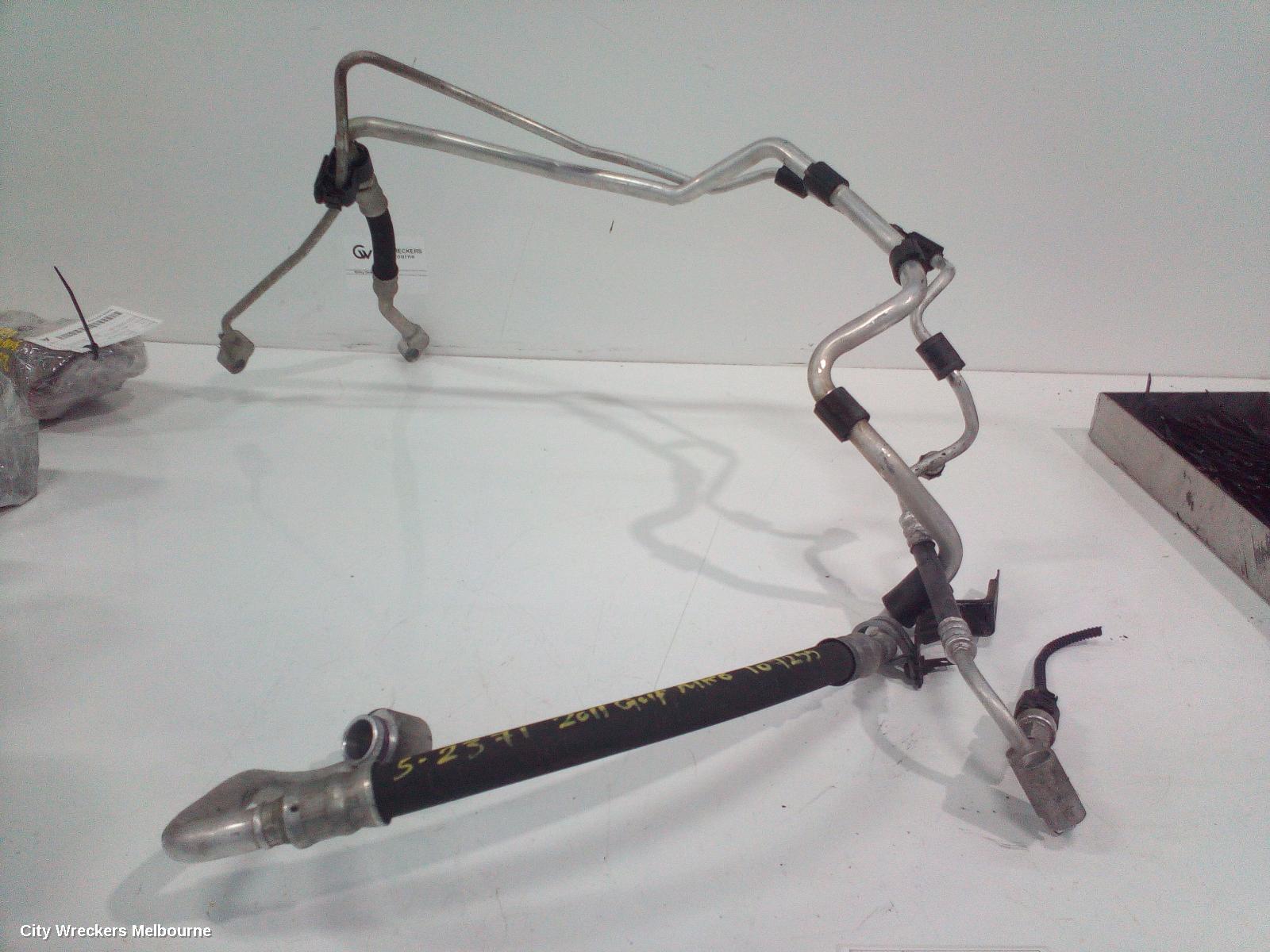 VOLKSWAGEN GOLF A/C HOSES, DIESEL, COMPRESSOR TO EVAPORATOR, GEN 6, 10/2008 - 03/2013