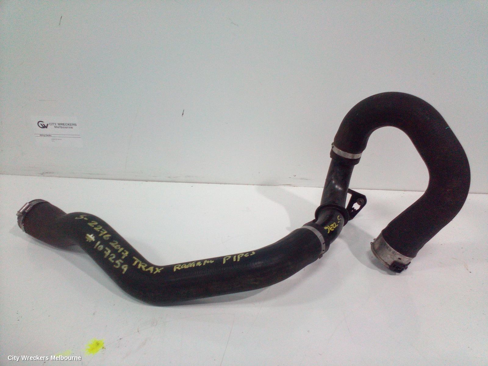 HOLDEN TRAX WATER PIPES/OUTLETS, TJ, 08/2013 - 12/2020
