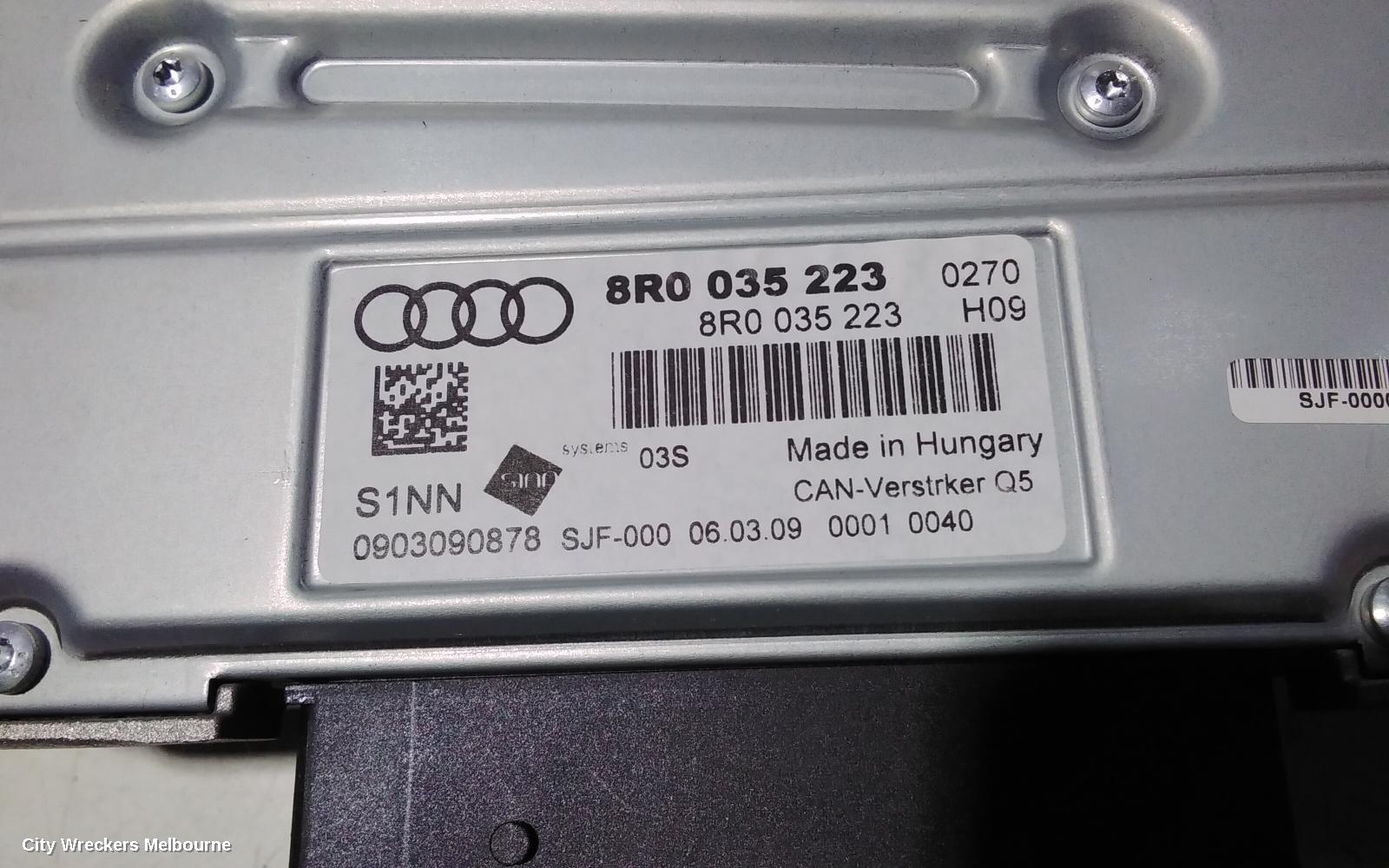 AUDI Q5 RADIO/CD/DVD/SAT/TV, AMPLIFIER, 8R, 03/2009 - 01/2017