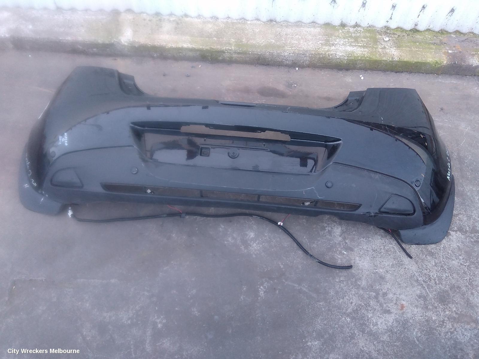 MAZDA 2 REAR BUMPER, DE SERIES, 5DR HATCH, W/ PARK SENSORS, 09/2007 - 09/2014