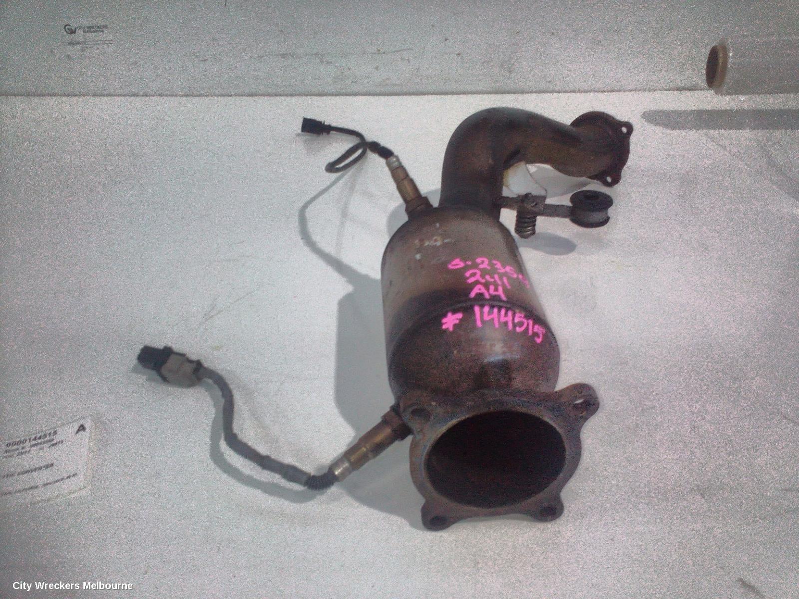 AUDI A4 CATALYTIC CONVERTER, DOWNPIPE-CAT TYPE, 2.0, PETROL, CDNC CODE, B8 8K, 02/2008 - 01/2016