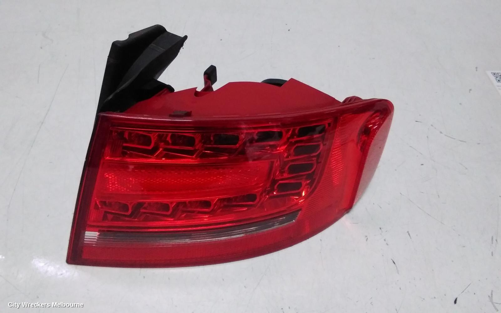 AUDI A4 RIGHT TAILLIGHT, B8 8K (A4/S4), SEDAN, LED TYPE, 02/2008 - 06/2012