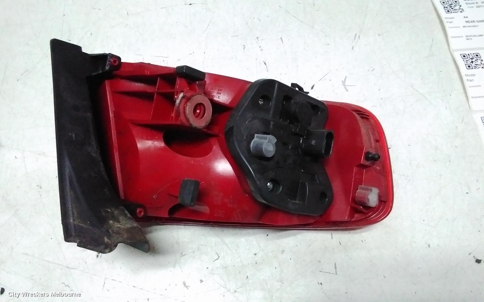 AUDI A4 RIGHT TAILLIGHT, B8 8K (A4/S4), SEDAN, LED TYPE, 02/2008 - 06/2012