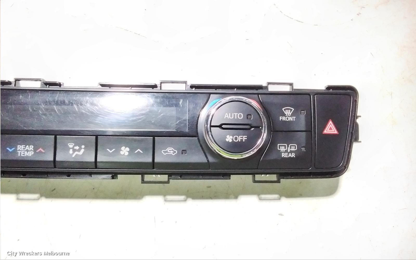TOYOTA KLUGER HEATER/AC CONTROLS, GSU50/GSU55, CLIMATE CONTROL TYPE (FRONT), 12/2013 - 02/2021