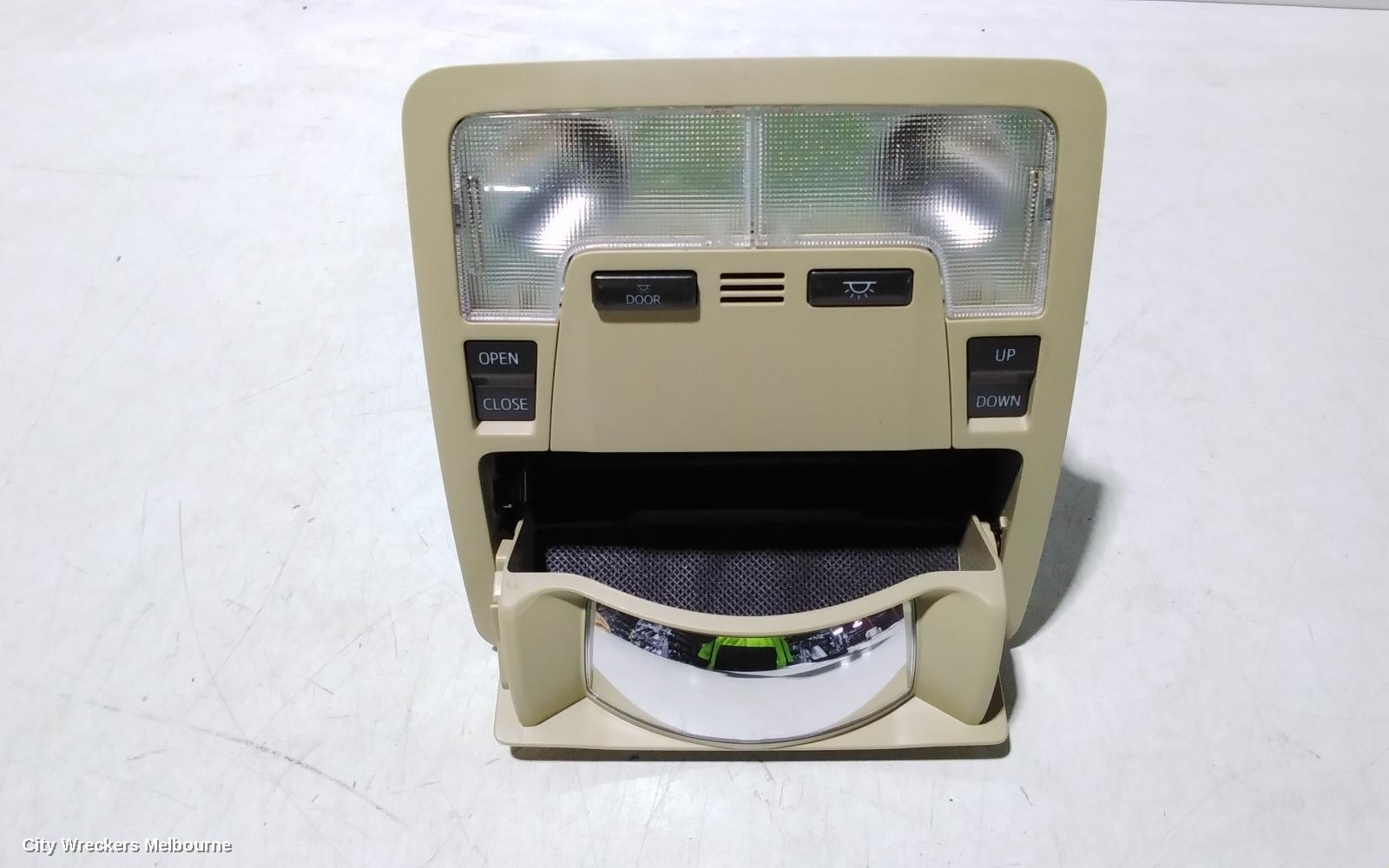 TOYOTA KLUGER COURTESY LIGHT, XU50 SERIES, 03/2014 - 02/2021
