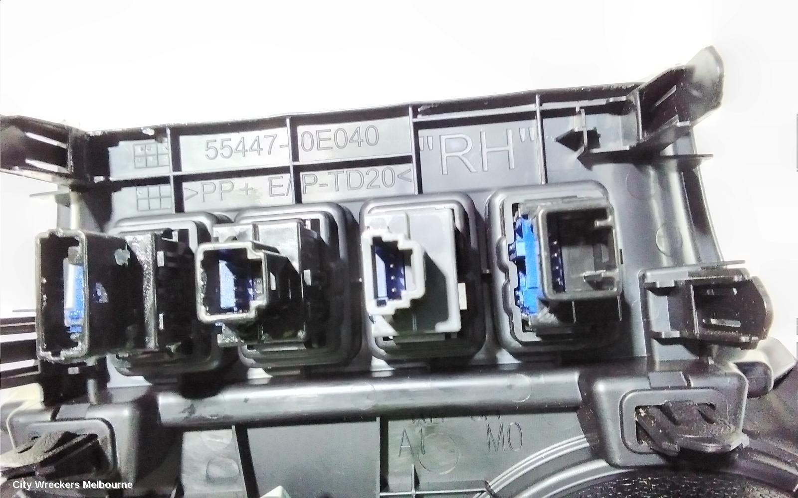 TOYOTA KLUGER GEAR STICK/SHIFTER, XU50 SERIES, 03/2014 - 02/2021