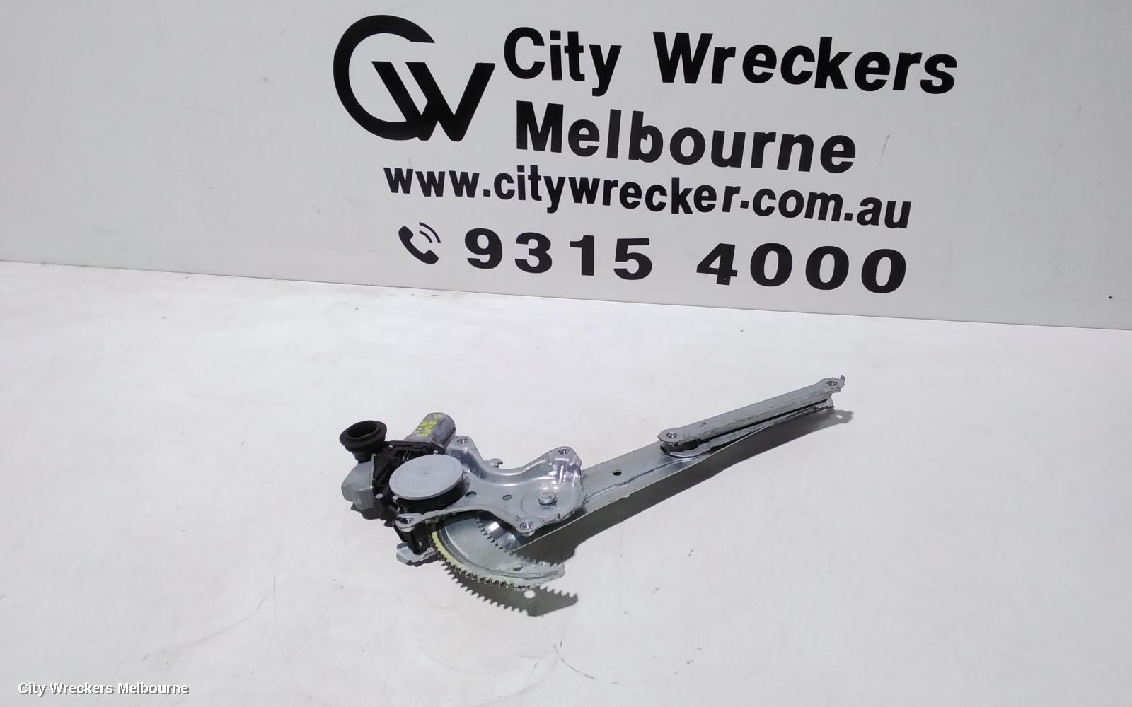 TOYOTA KLUGER RIGHT FRONT WINDOW REG/MOTOR, XU50 SERIES, 12/2013 - 02/2021
